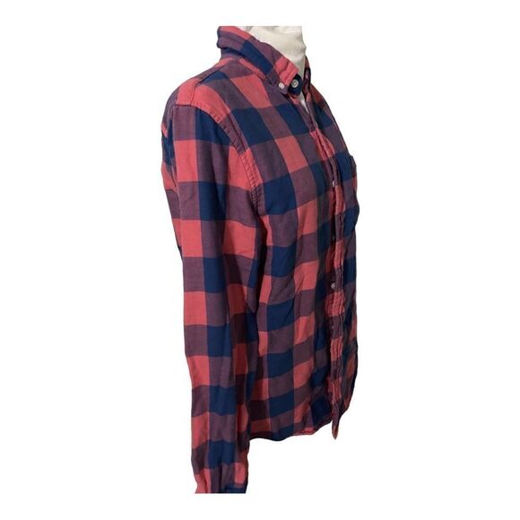 Vineyard Vines | Pink Blue Button Down Swan Neck Slim Tucker Shirt | S - Picture 6 of 8